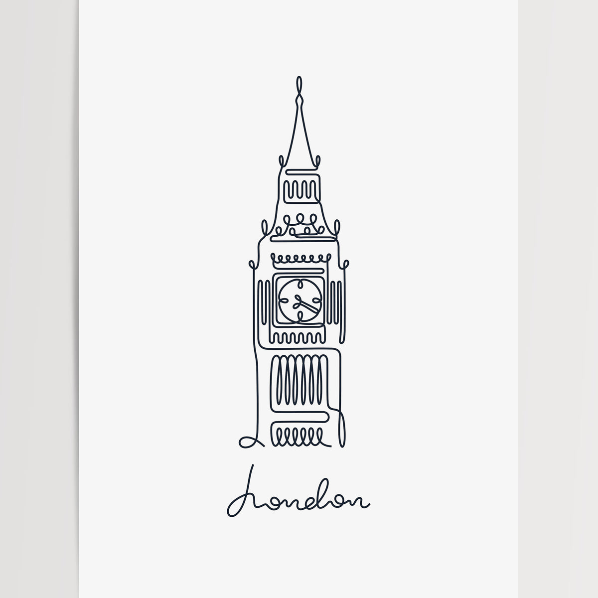 Kit per punto croce con miniatura della Torre di Londra