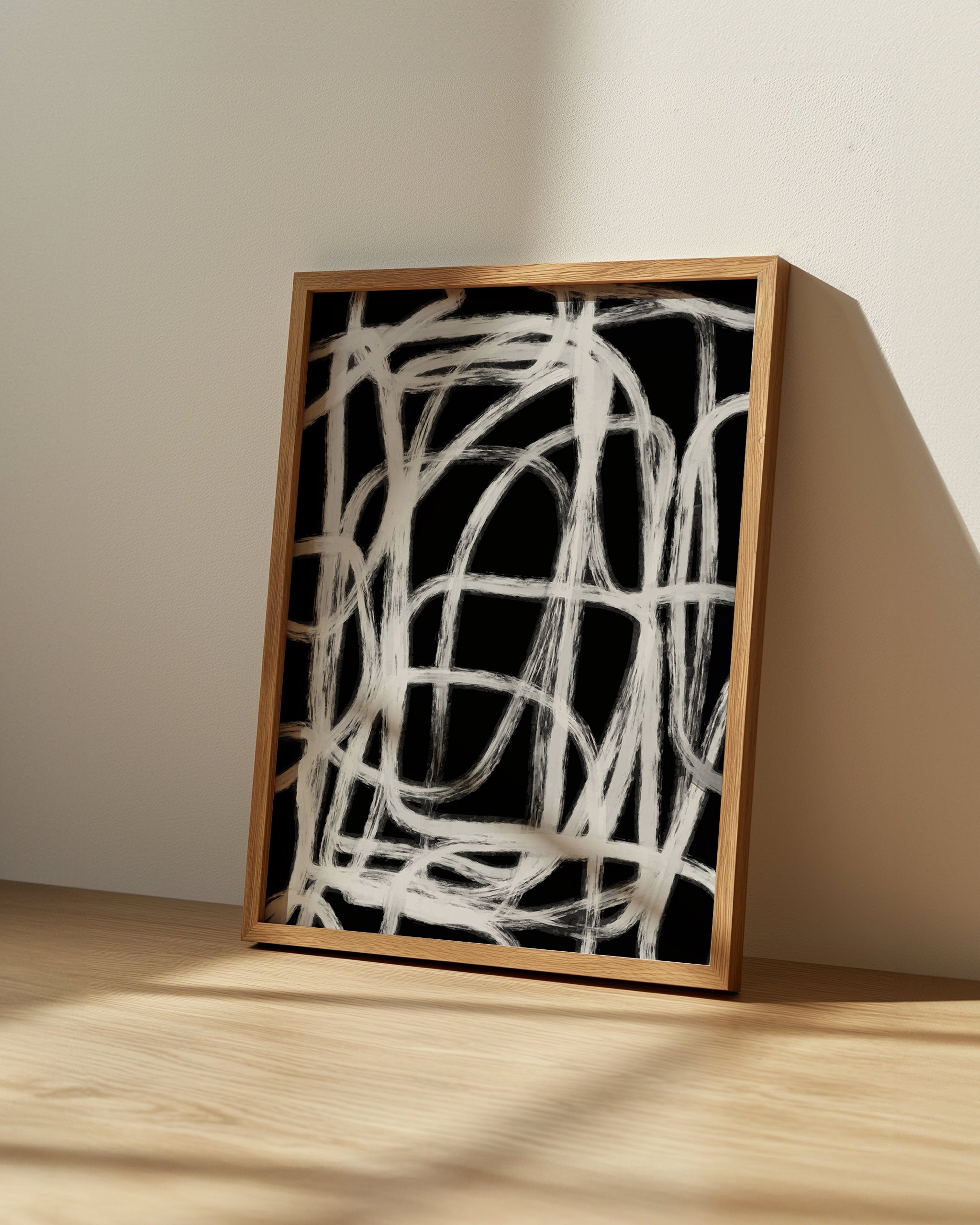 Scribble Chaos No.3-psoter-wall_art-decor-The Poster Square