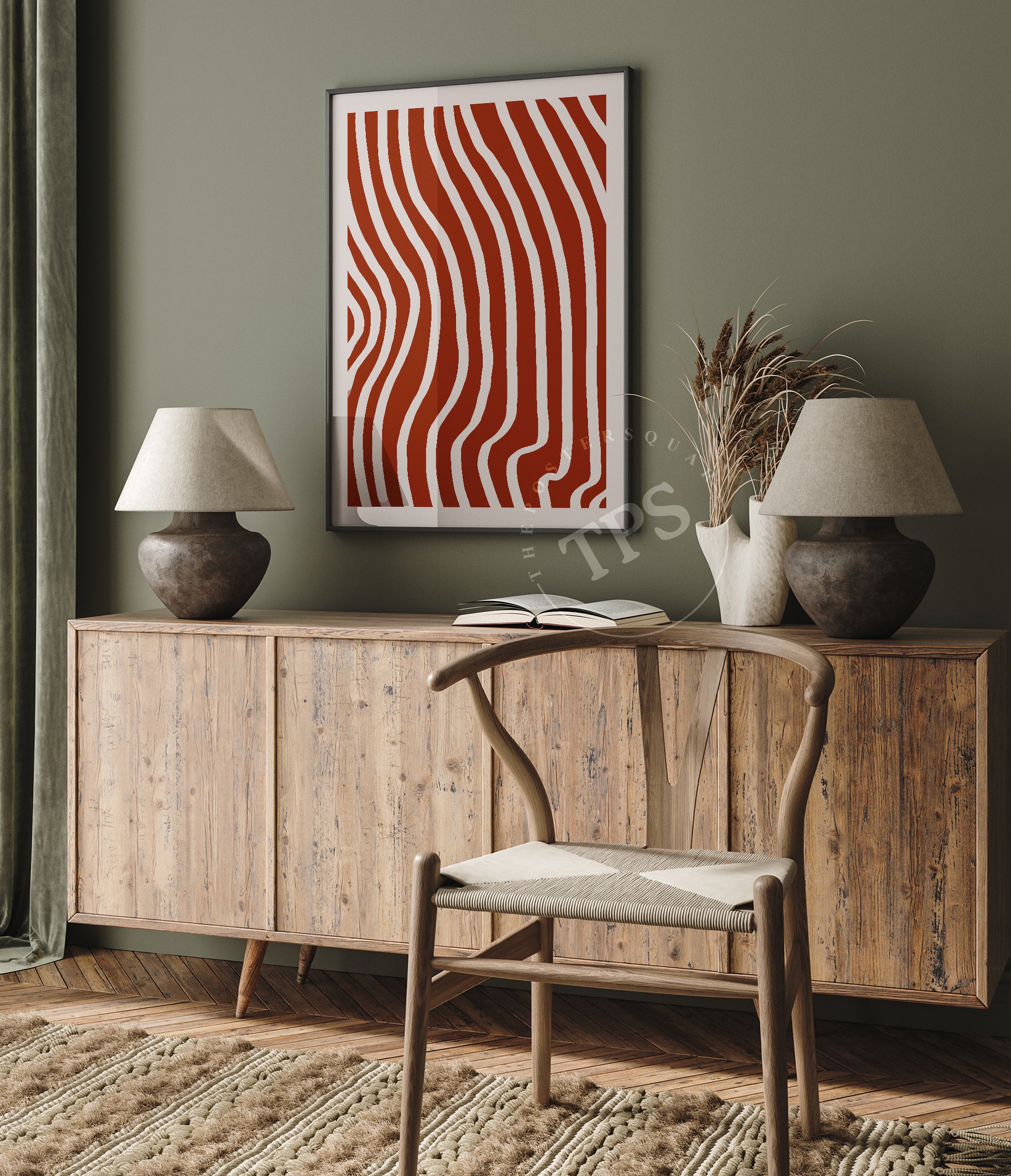 Vermilion Flow The Poster Square