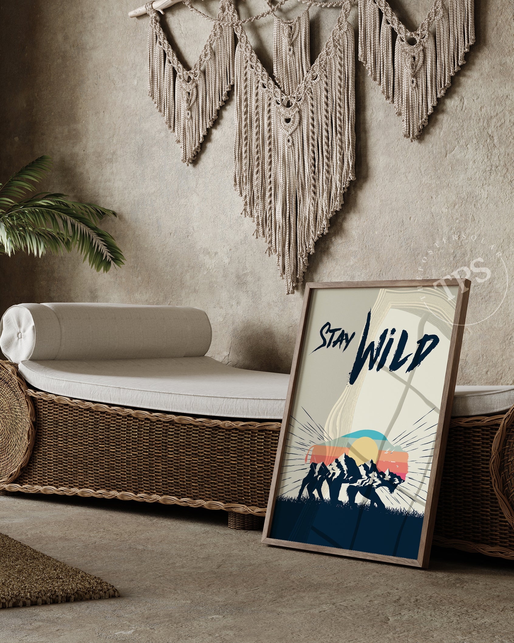 Stay Wild N1 The Poster Square
