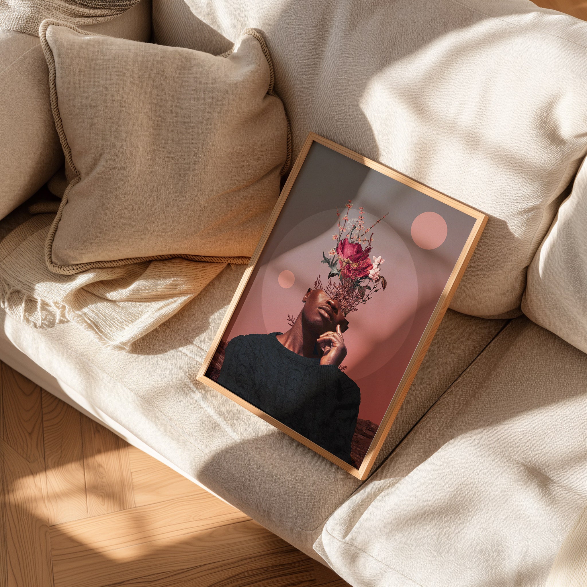 Floral Mindscape-psoter-wall_art-decor-The Poster Square