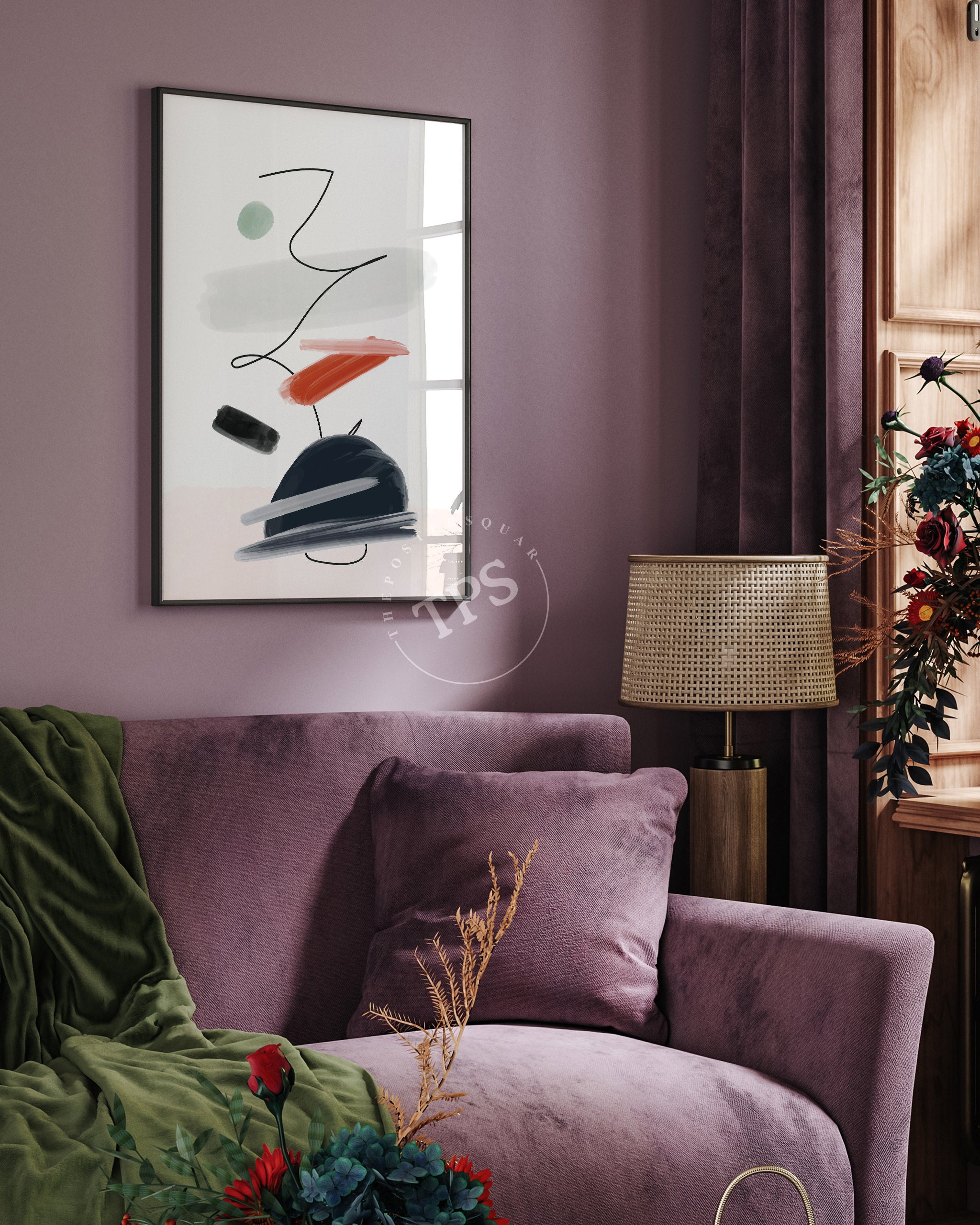 Minimalistic Abstract N11 The Poster Square