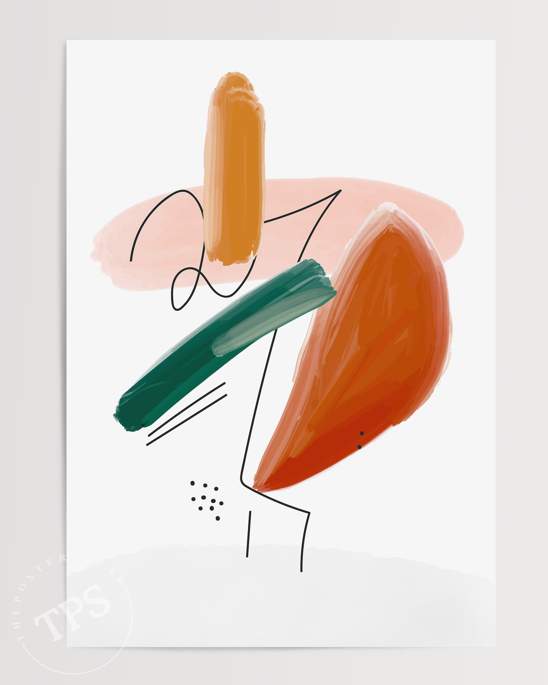 Minimalistic Abstract N12 The Poster Square