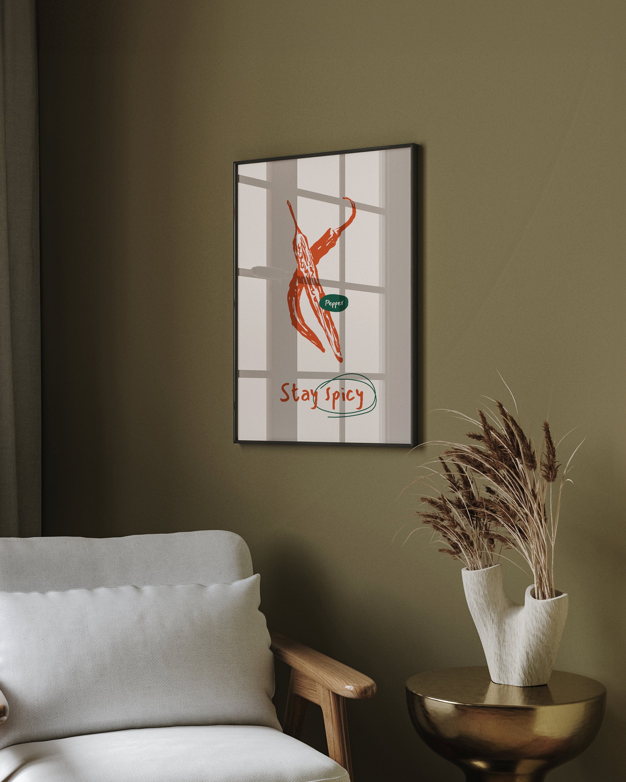 Stay Spicy-psoter-wall_art-decor-The Poster Square