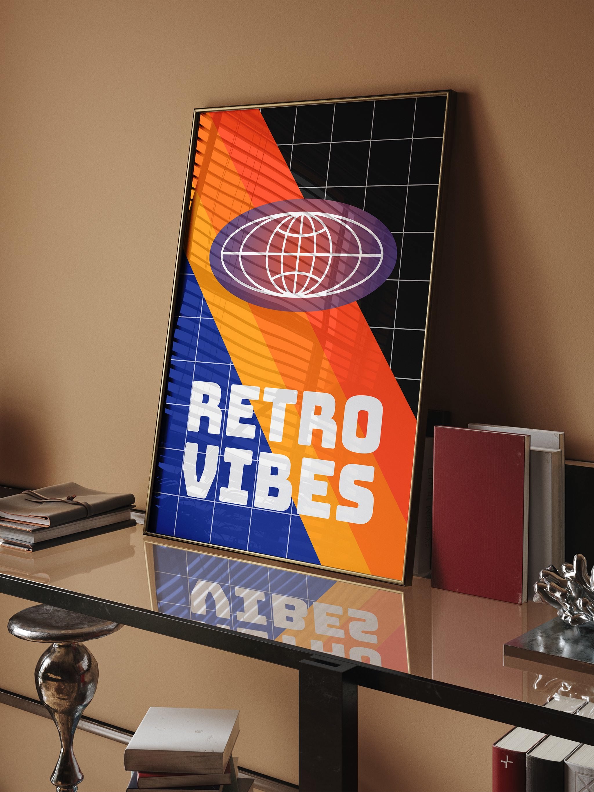 Retro Colorful Vibes-psoter-wall_art-decor-The Poster Square