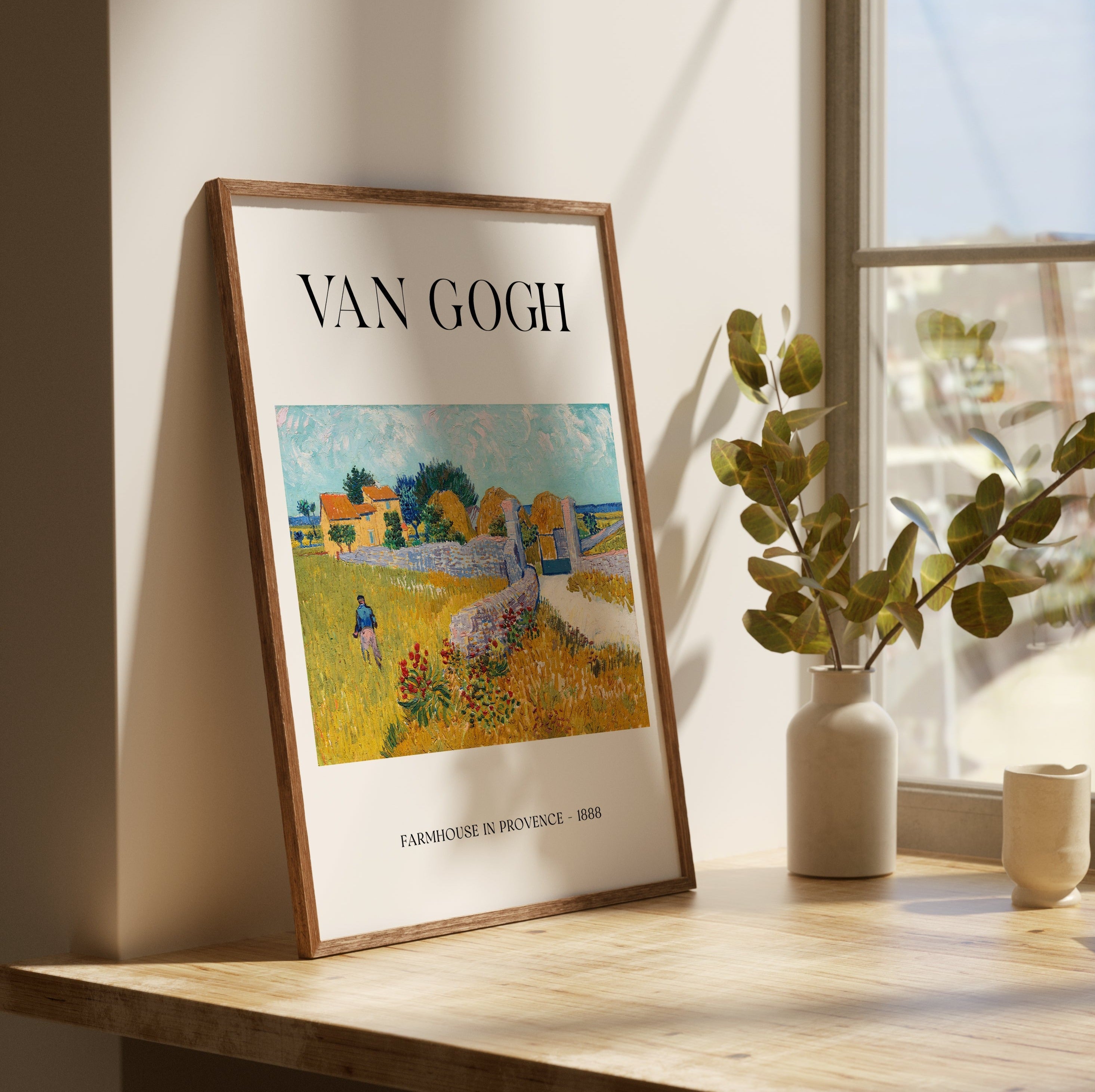 Farmhouse in Provence (1888) The Poster Square