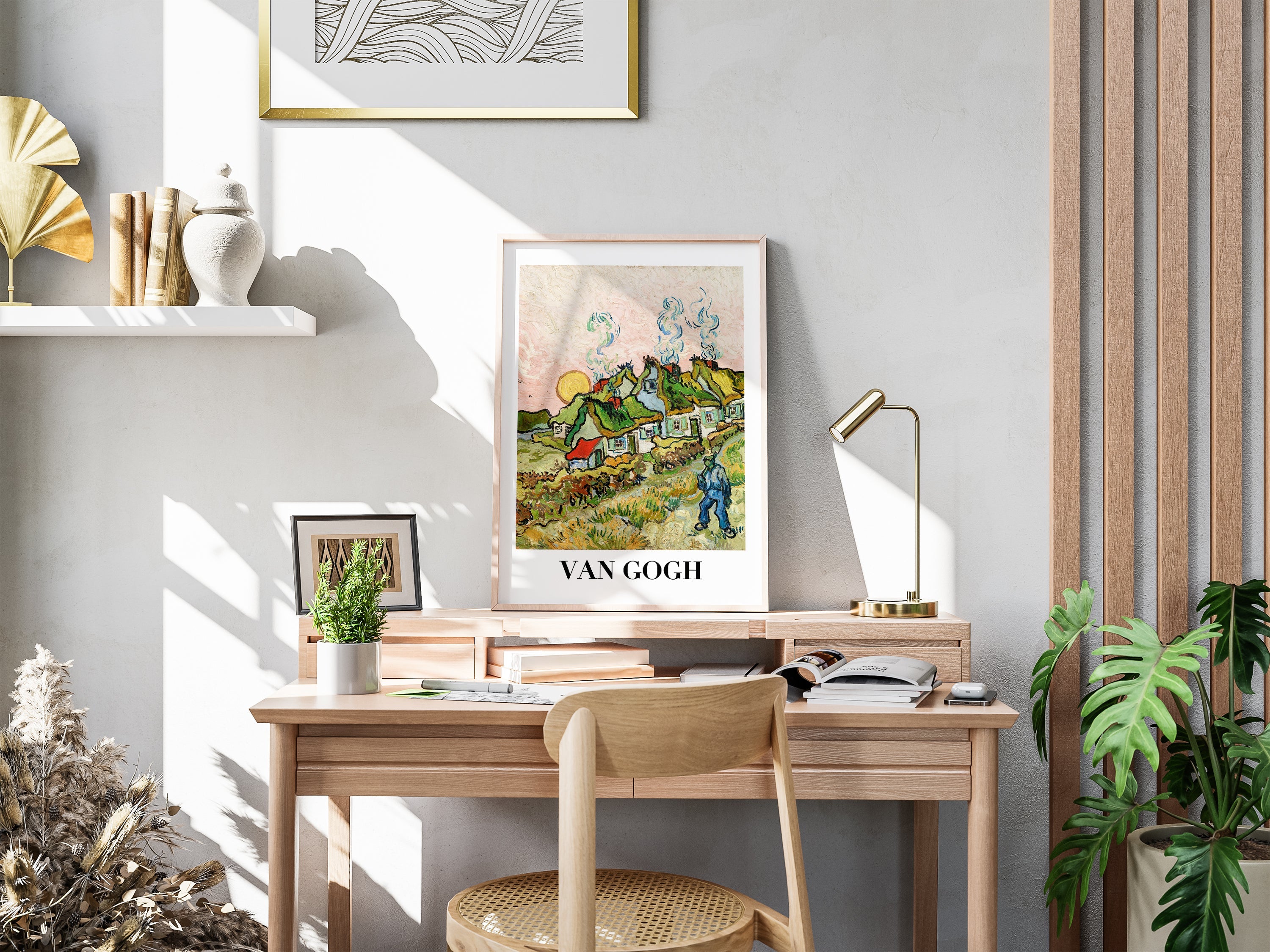 Houses and Figure (1890) The Poster Square