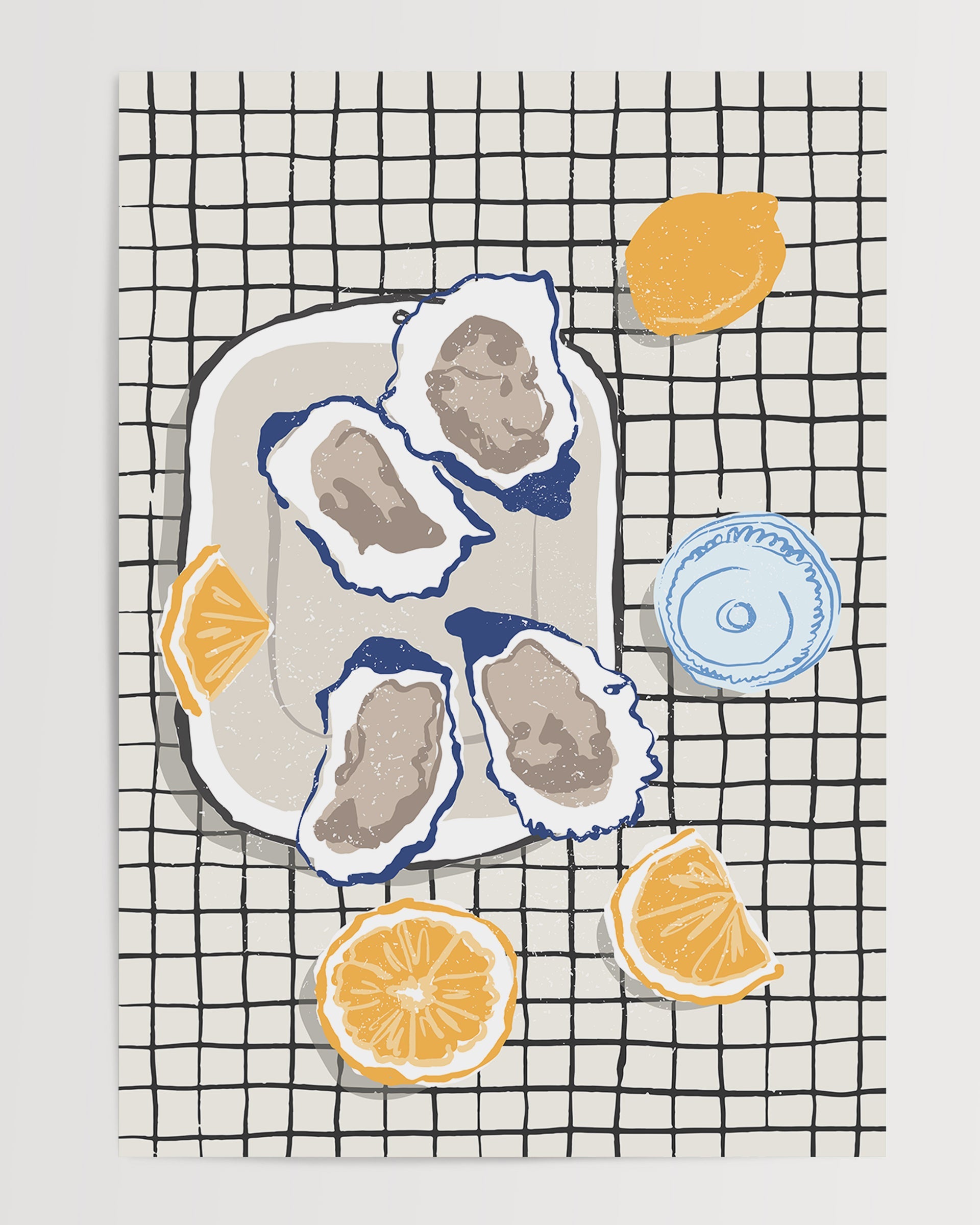 Oysters The Poster Square