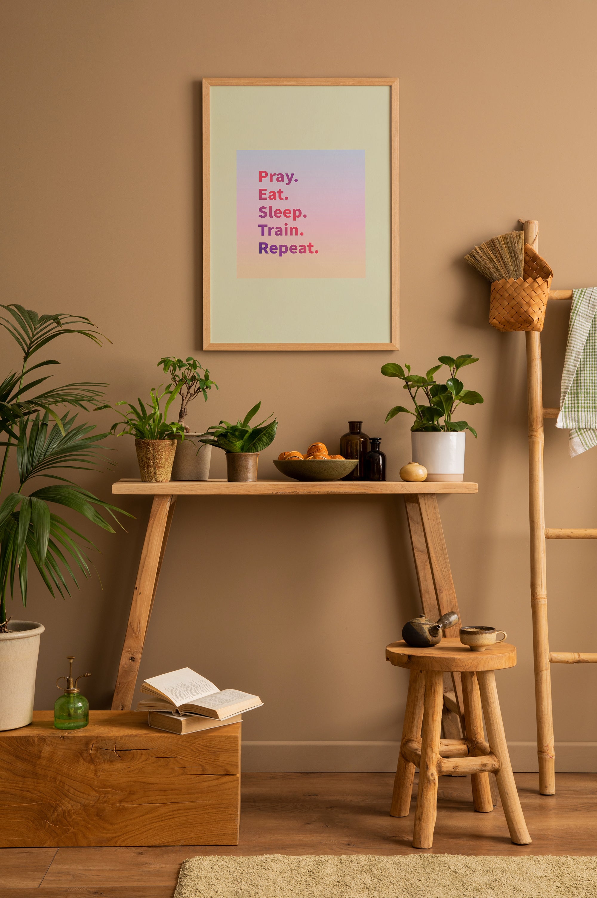 Pary Eat Sleep Train Repeat The Poster Square