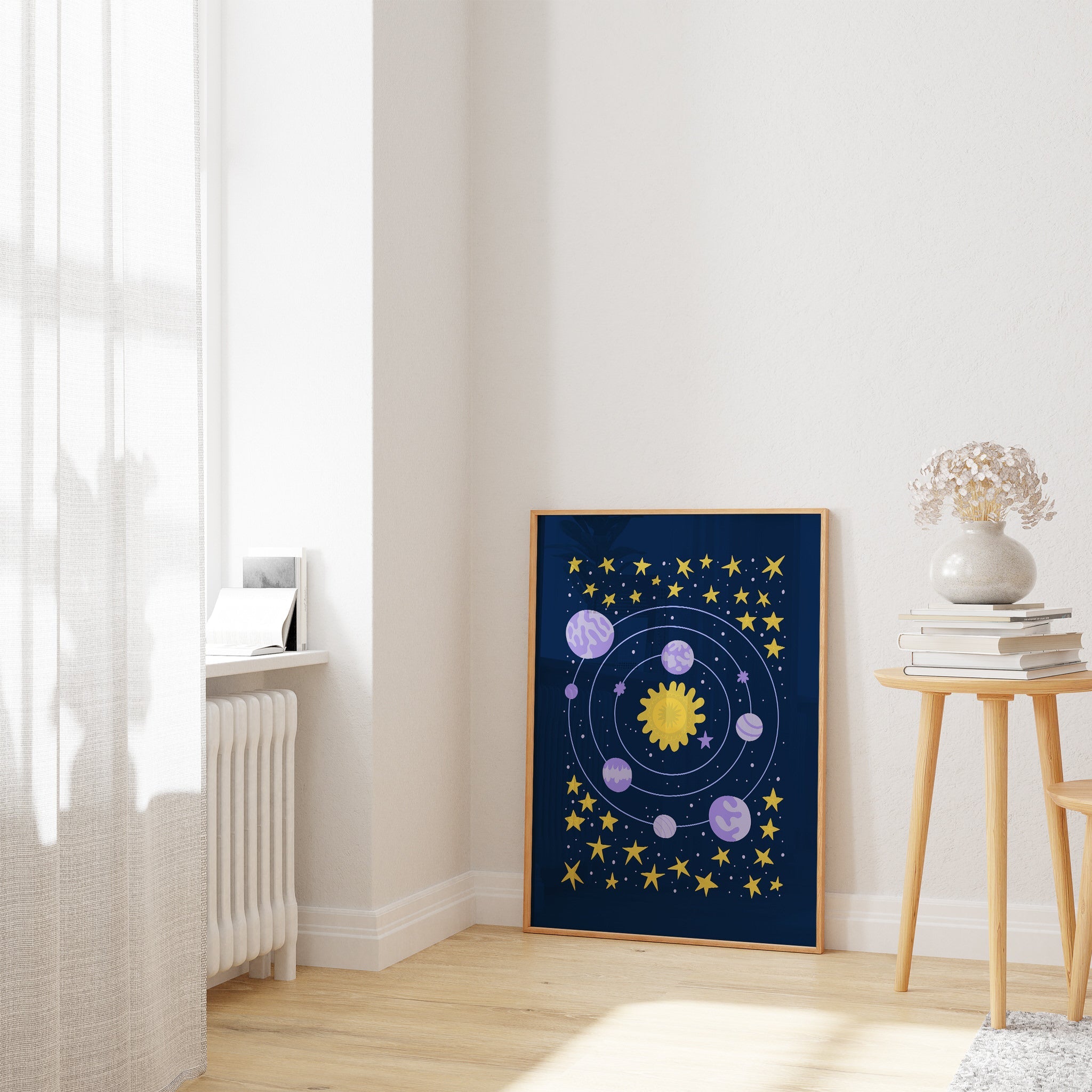 Space Illustration N4 The Poster Square