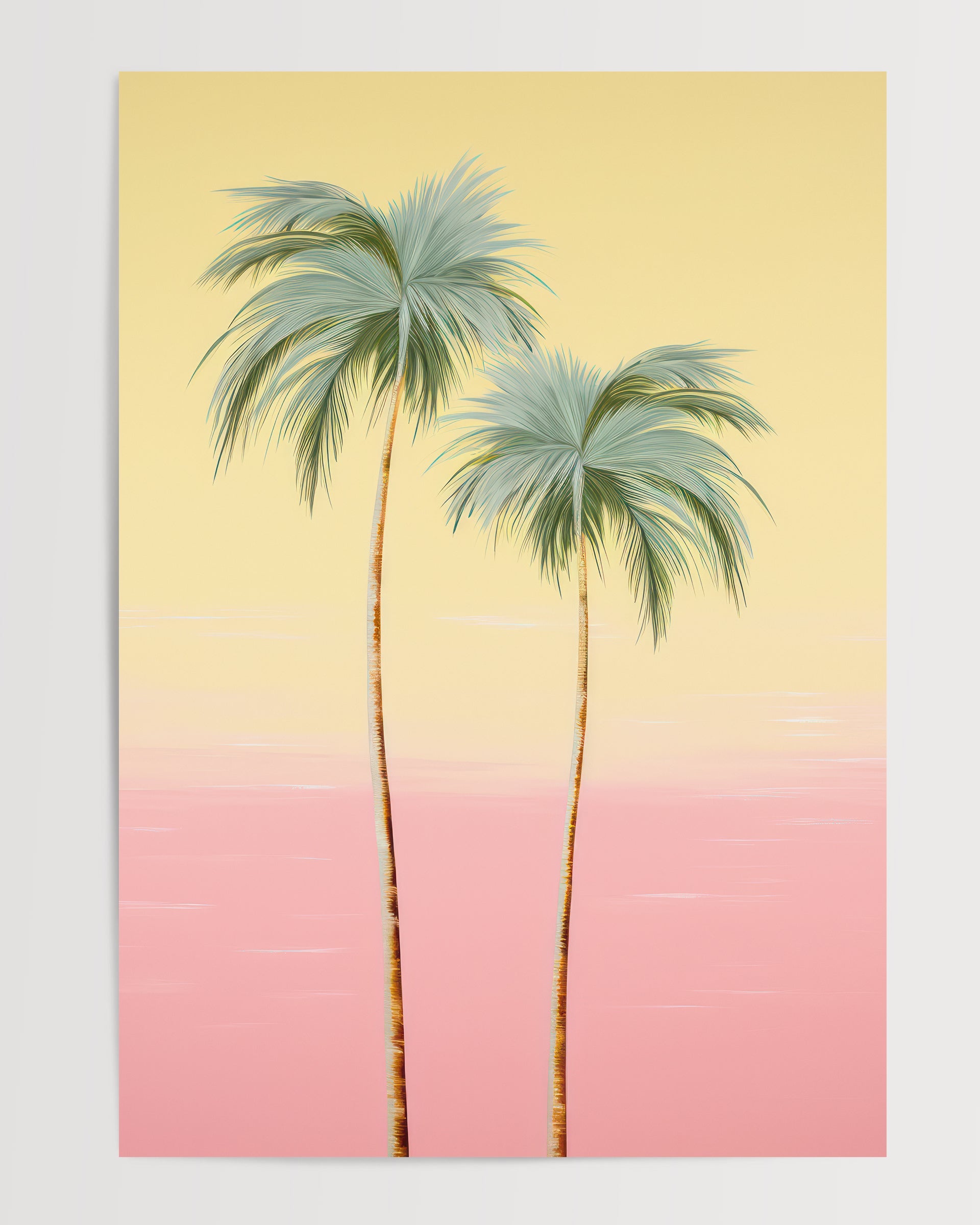 Summer Palm Tree The Poster Square