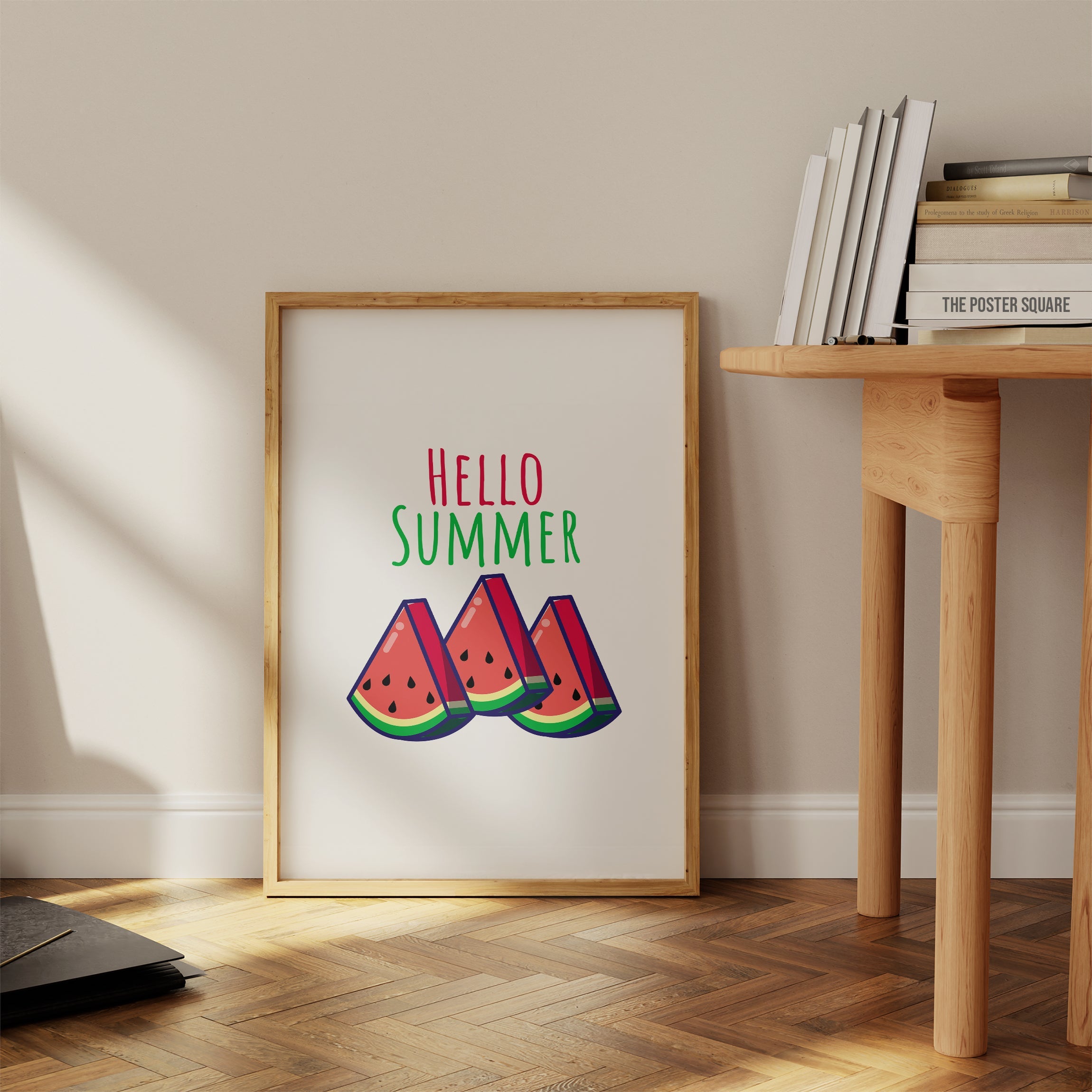 Watermelon Summer Time The Poster Square