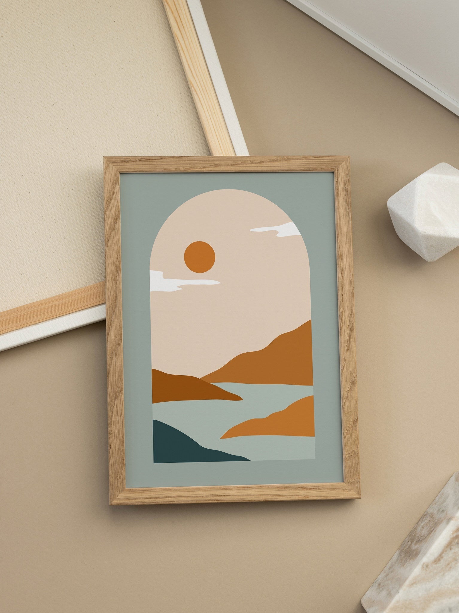 Abstract Landscape N4-psoter-wall_art-decor-The Poster Square