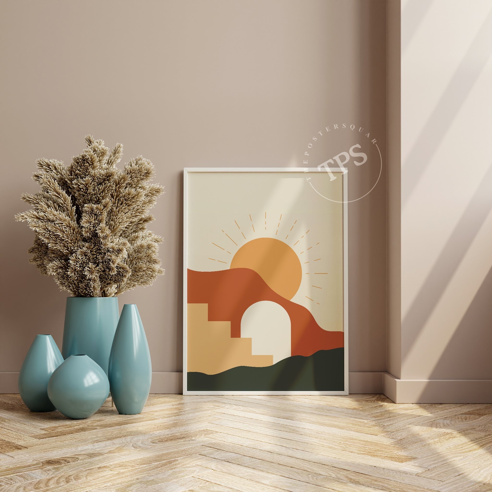 Abstract Landscape N9-psoter-wall_art-decor-The Poster Square
