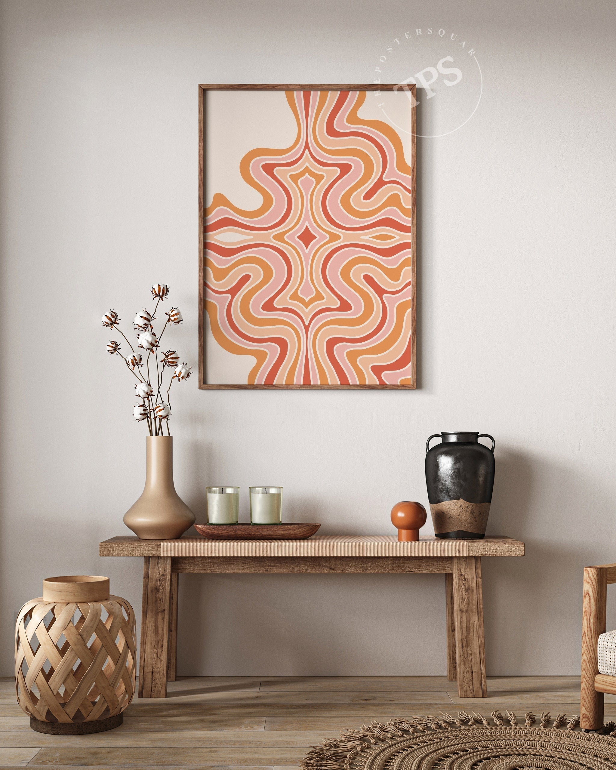 Abstract Mingle N33-psoter-wall_art-decor-The Poster Square