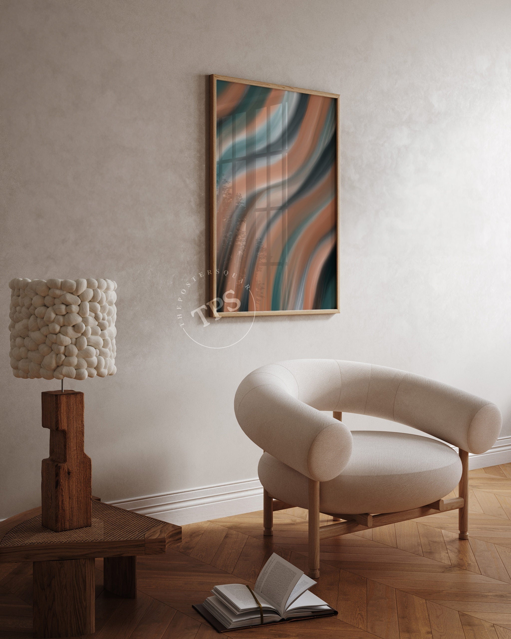 Abstract Mingle N38-psoter-wall_art-decor-The Poster Square