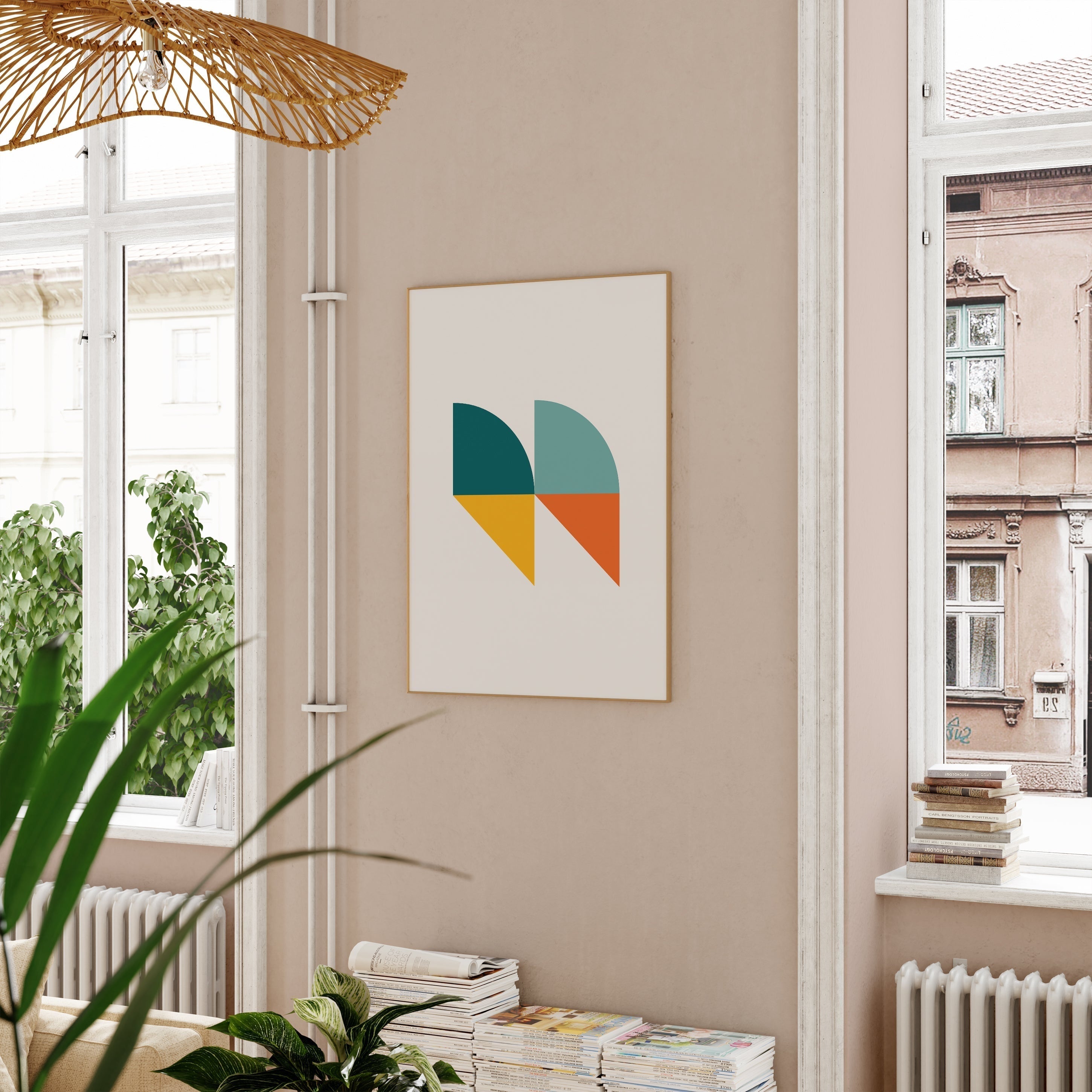 Abstract Wall Art - Minimalistic-psoter-wall_art-decor-The Poster Square