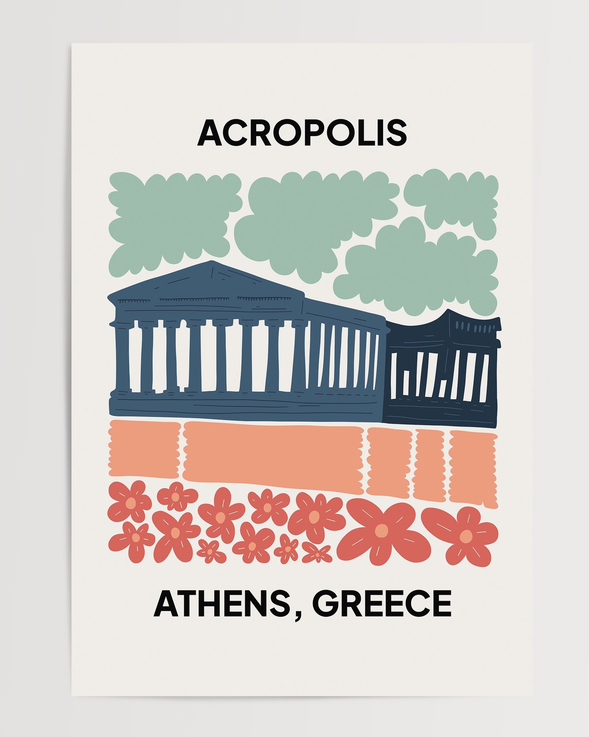 Acropolis - Athens-psoter-wall_art-decor-The Poster Square