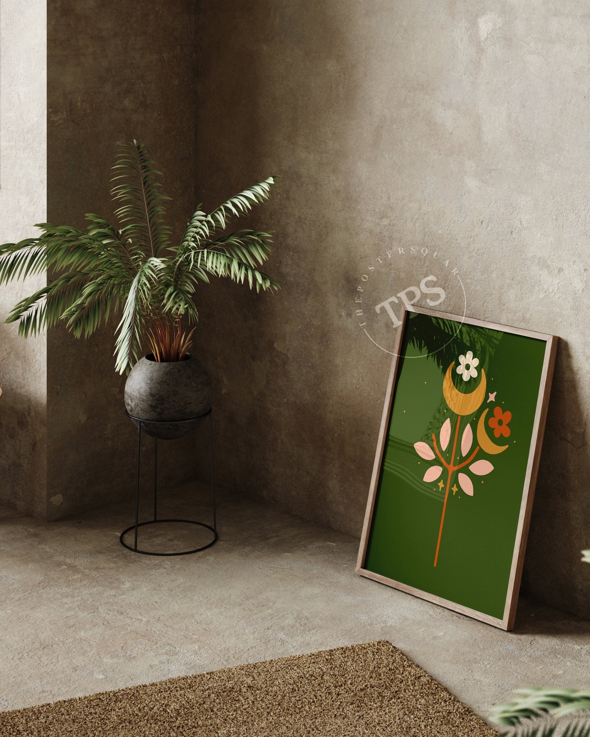 Botanical Abstract-psoter-wall_art-decor-The Poster Square