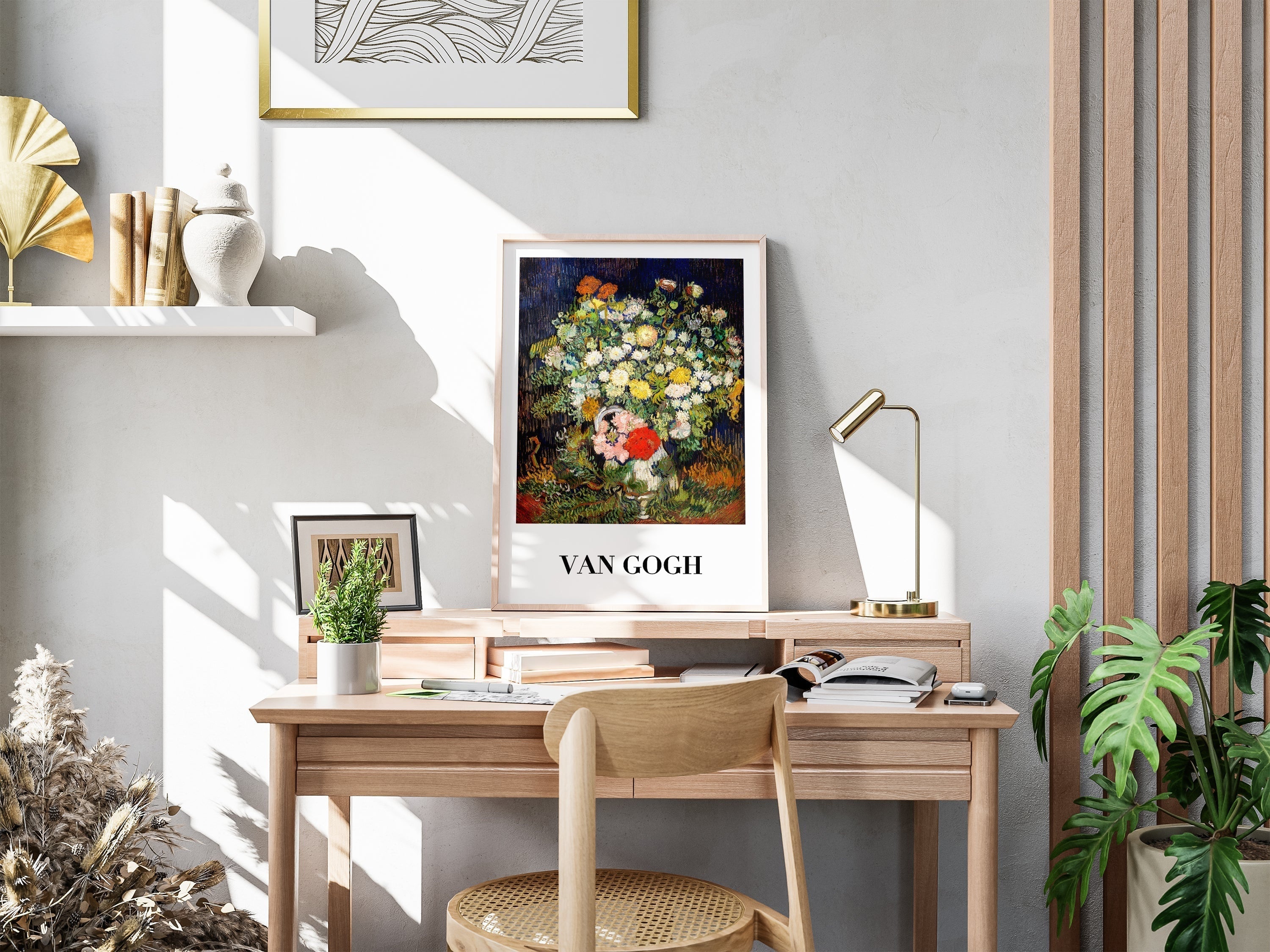 Bouquet of Flowers in a Vase (1890)-psoter-wall_art-decor-The Poster Square