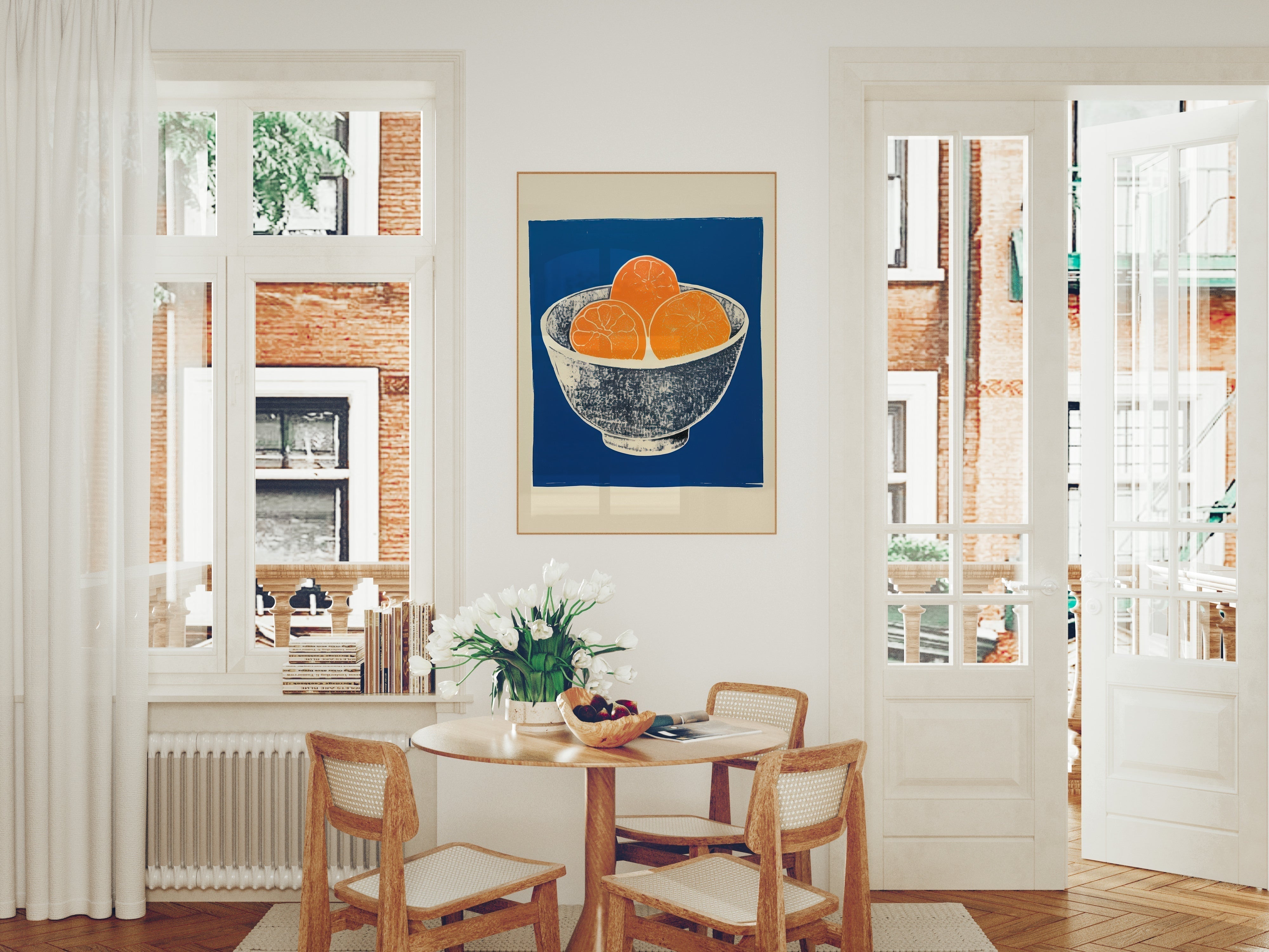 Bowl Of Oranges-psoter-wall_art-decor-The Poster Square
